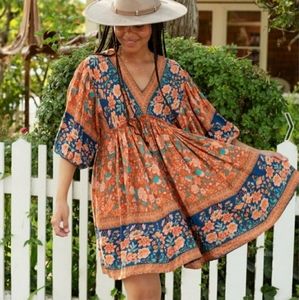 Three bird nest mini dress